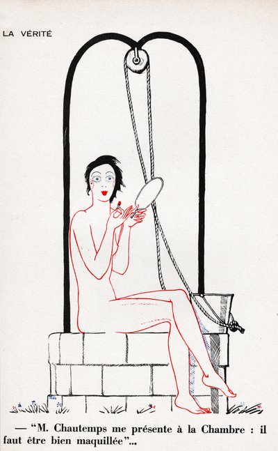 The Truth Coming Out from Her Well by Unknown